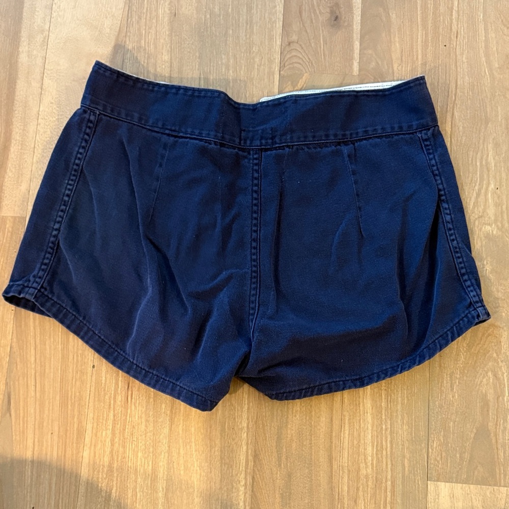 Vintage Powers Brand Navy Blue Women's Shorts - Picture 3 of 3